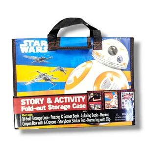 Bendon Star Wars Join the‎ resistance Story & Activity Fold-Out Storage Case